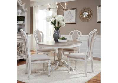 Image for Magnolia Manor Opt 5 Piece Pedestal Table Set