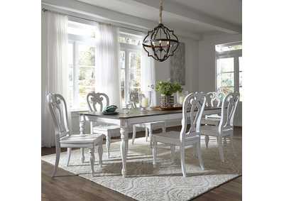 Image for Magnolia Manor Opt 7 Piece Leg Table Set