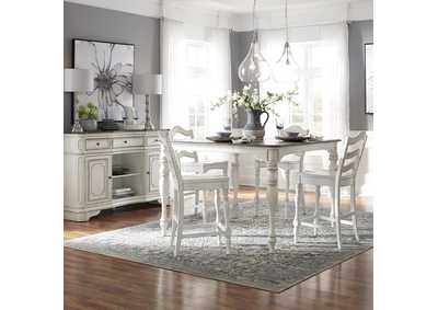 Image for Magnolia Manor 5 Piece Gathering Table Set