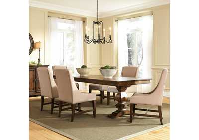 Image for Armand 7 Piece Trestle Table Set