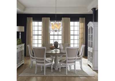 Image for Magnolia Manor 7 Piece Round Ped Table Set