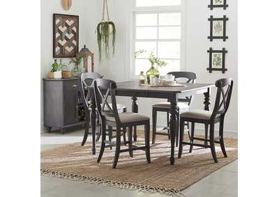 Image for Ocean Isle 5 Piece Gathering Table Set