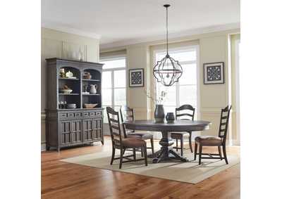 Image for Paradise Valley 5 Piece Pedestal Table Set