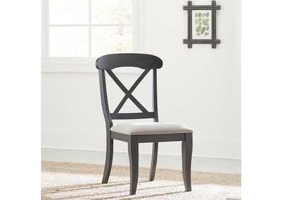 Image for Ocean Isle Upholstered X Back Side Chair (RTA)