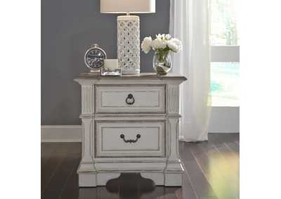Abbey Park 2 Drawer Nightstand with Charging Station