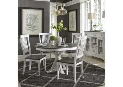 Image for Allyson Park 5 Piece Pedestal Table Set