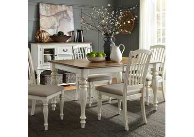 Image for Cumberland Creek 5 Piece Rectangular Table Set