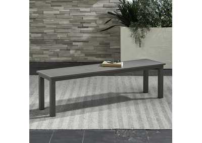 Image for Plantation Key Outdoor Dining Bench - Granite