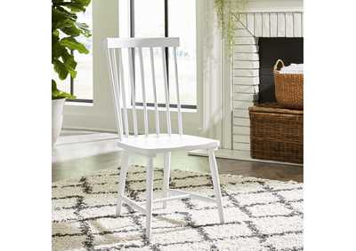 Image for Capeside Cottage Spindle Back Side Chair - White (RTA)