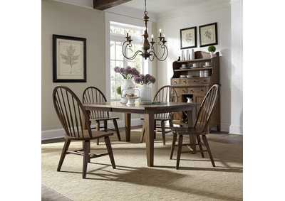 Image for Hearthstone Ridge 5 Piece Rectangular Table Set