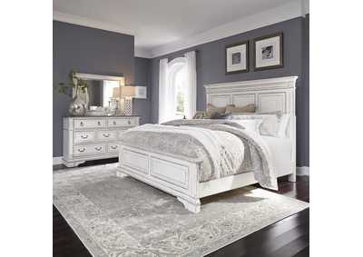 Image for Abbey Park Queen Panel Bed, Dresser & Mirror