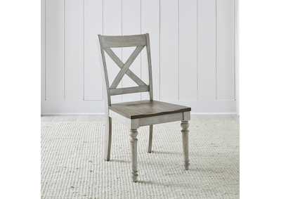 Image for Cottage Lane X Back Wood Seat Side Chair (RTA)