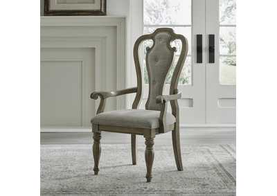 Image for Magnolia Manor Splat Back Upholstered Arm Chair (RTA)