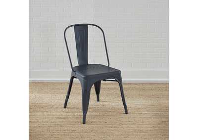 Image for Vintage Series Bow Back Side Chair - Navy