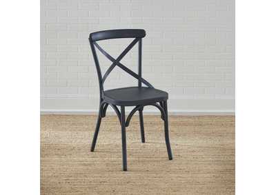 Image for Vintage Series X Back Side Chair - Navy