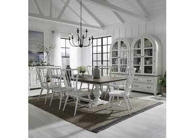 Image for River Place 9 Piece Trestle Table Set