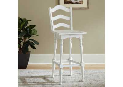 Image for Magnolia Manor Ladderback Swivel Bar Stool