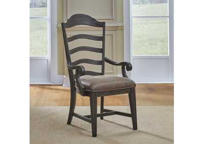 Image for Paradise Valley Upholstered Ladder Back Arm Chair (RTA)