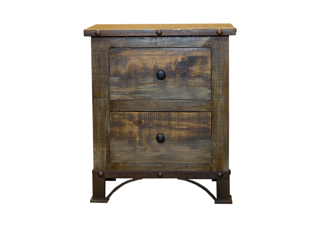 Urban Rustic Nightstand,L.M.T. Rustic