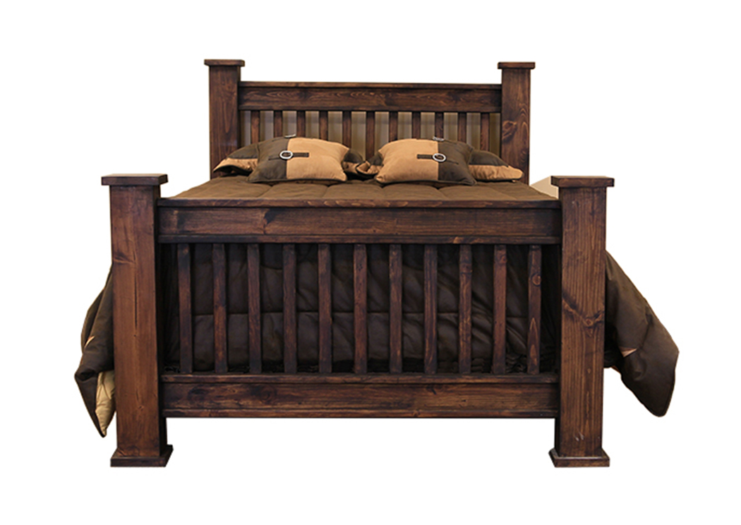 Mission Medio Full Poster Bed,L.M.T. Rustic