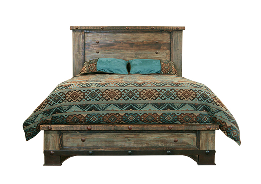 Urban Rustic Queen Bed,L.M.T. Rustic