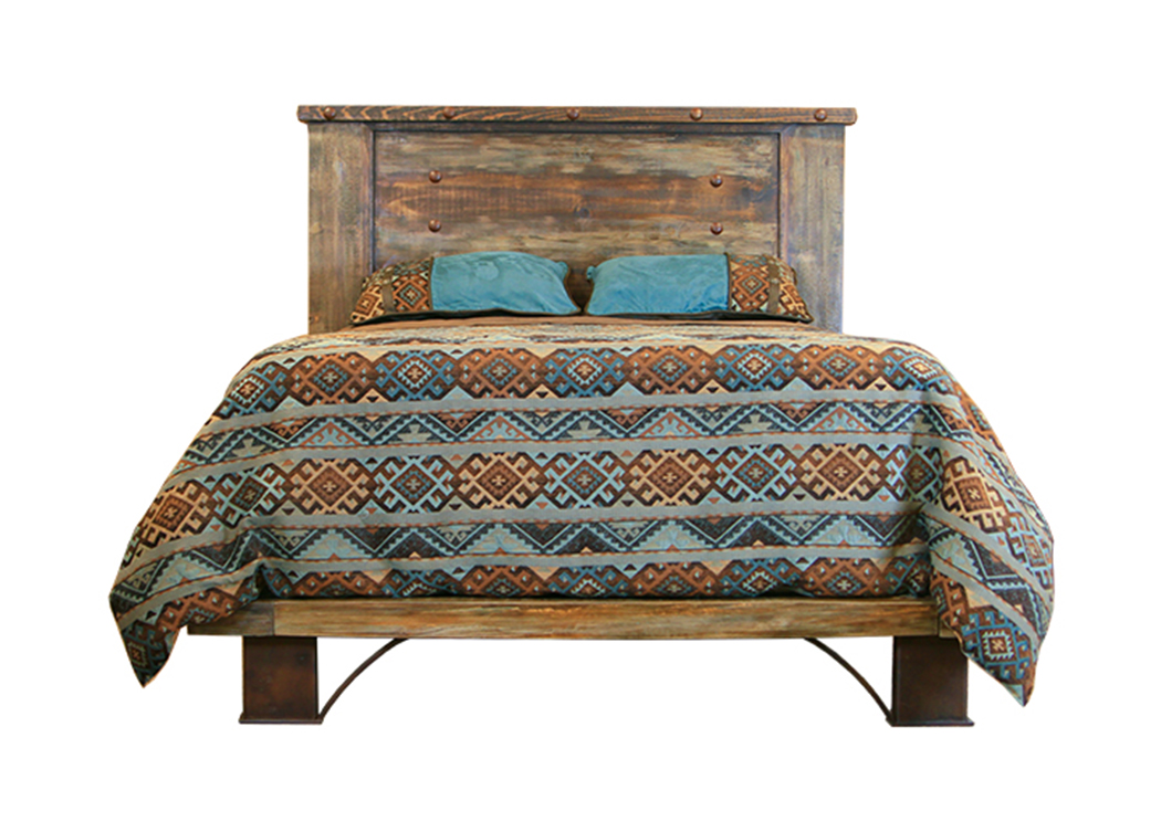 Urban Rustic King Headboard,L.M.T. Rustic