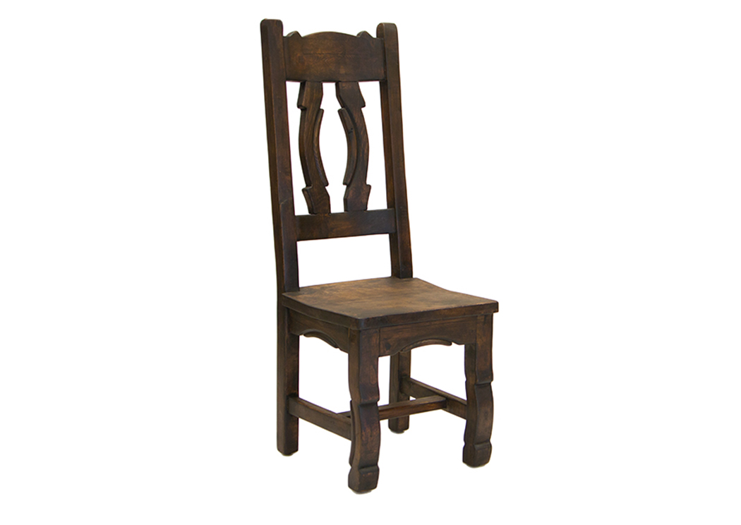 Aztec Chair w/Wood Seat,L.M.T. Rustic