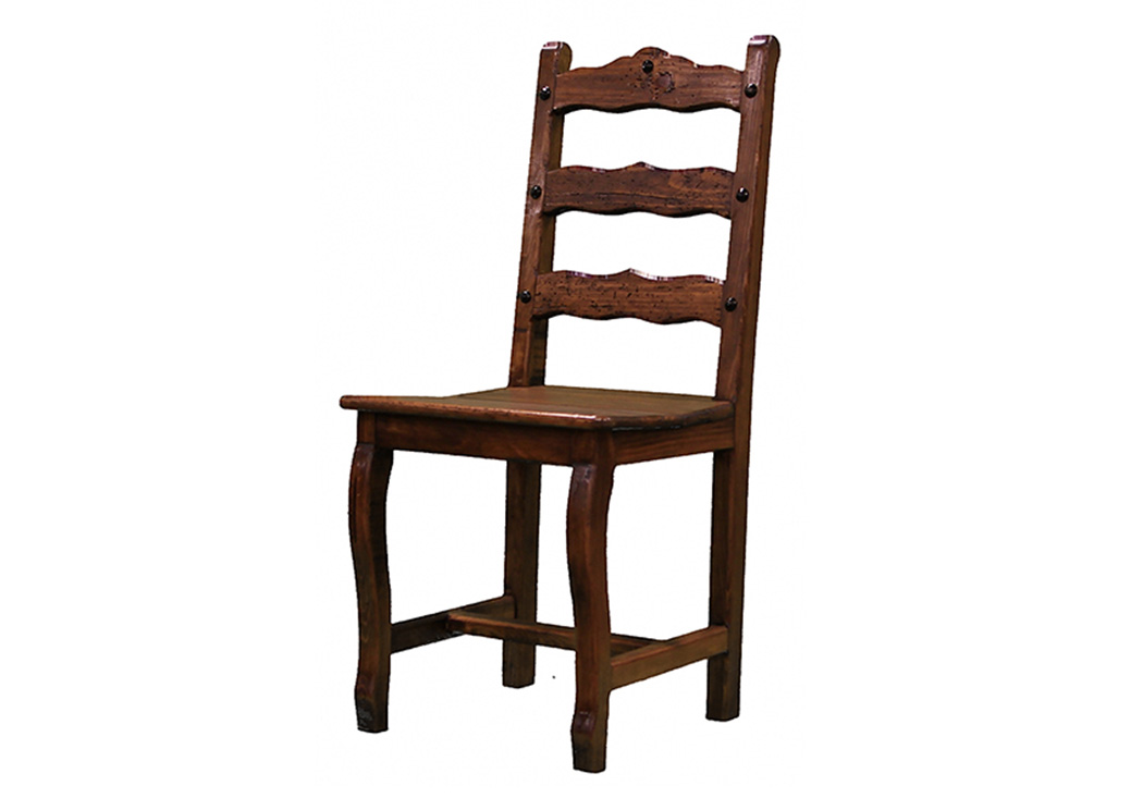 Mario Ladderback Dining Chair,L.M.T. Rustic