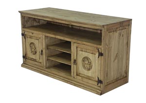 Image for Pine 60" Entertainment Centre w/Star