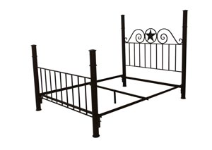 Iron Star Twin Bed
