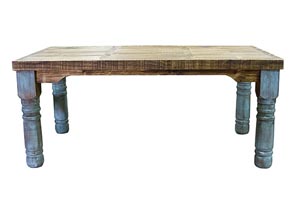 Image for Turquoise 6' Colorwash Dining Table