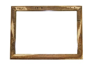 Image for White Antique Wash Mirror