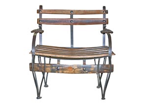 Image for Tequilero Wood/Iron Bench