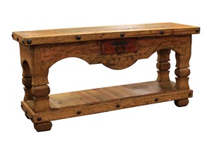 Image for Old Wood Console w/Drawer