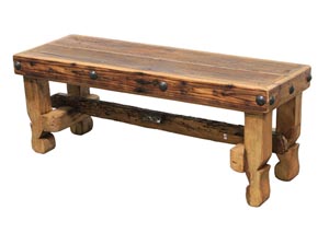 Image for Old Wood Bench Seat 48"