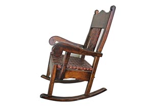 Image for Rocking Chair w/Leather Seat