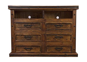 Image for 6 Drawer Dresser/TV Stand w/Wood Drawers