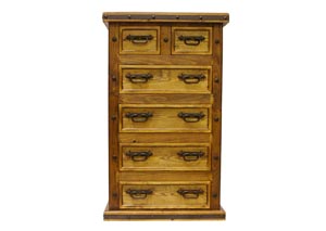 Image for 6 Drawer Chest w/Wood Panels