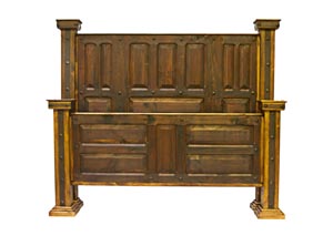 Image for King Old Door Bed