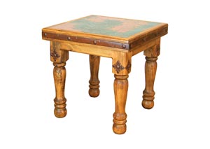 Image for Turquoise Copper End Table