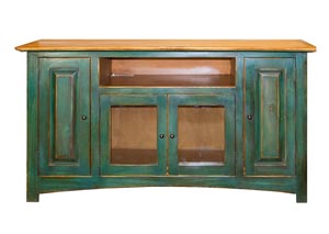 Turquoise TV Stand