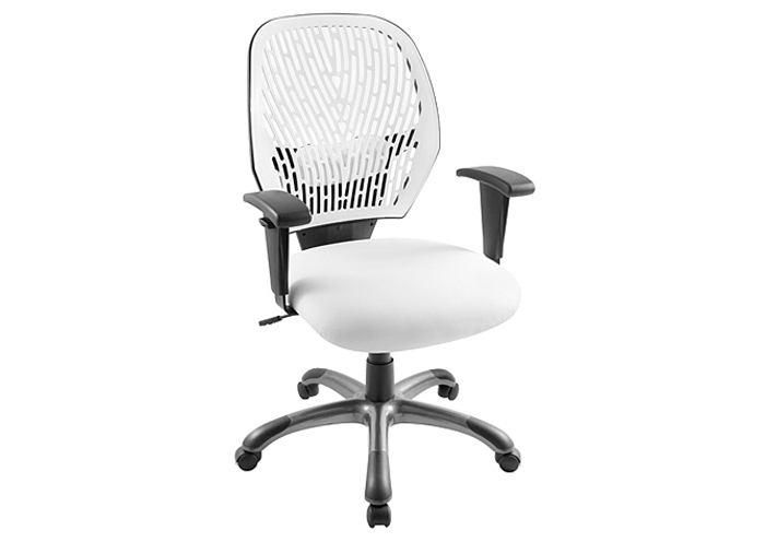 White Cyber Office Chair,Lumisource