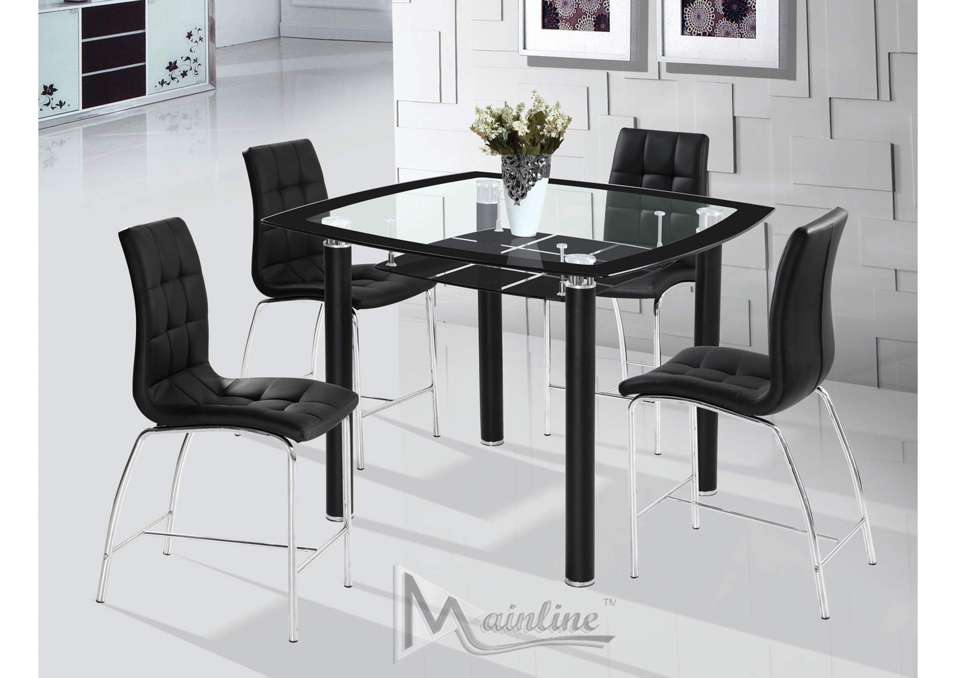 5-Piece Sudoku Counter Height Dining Set,Mainline