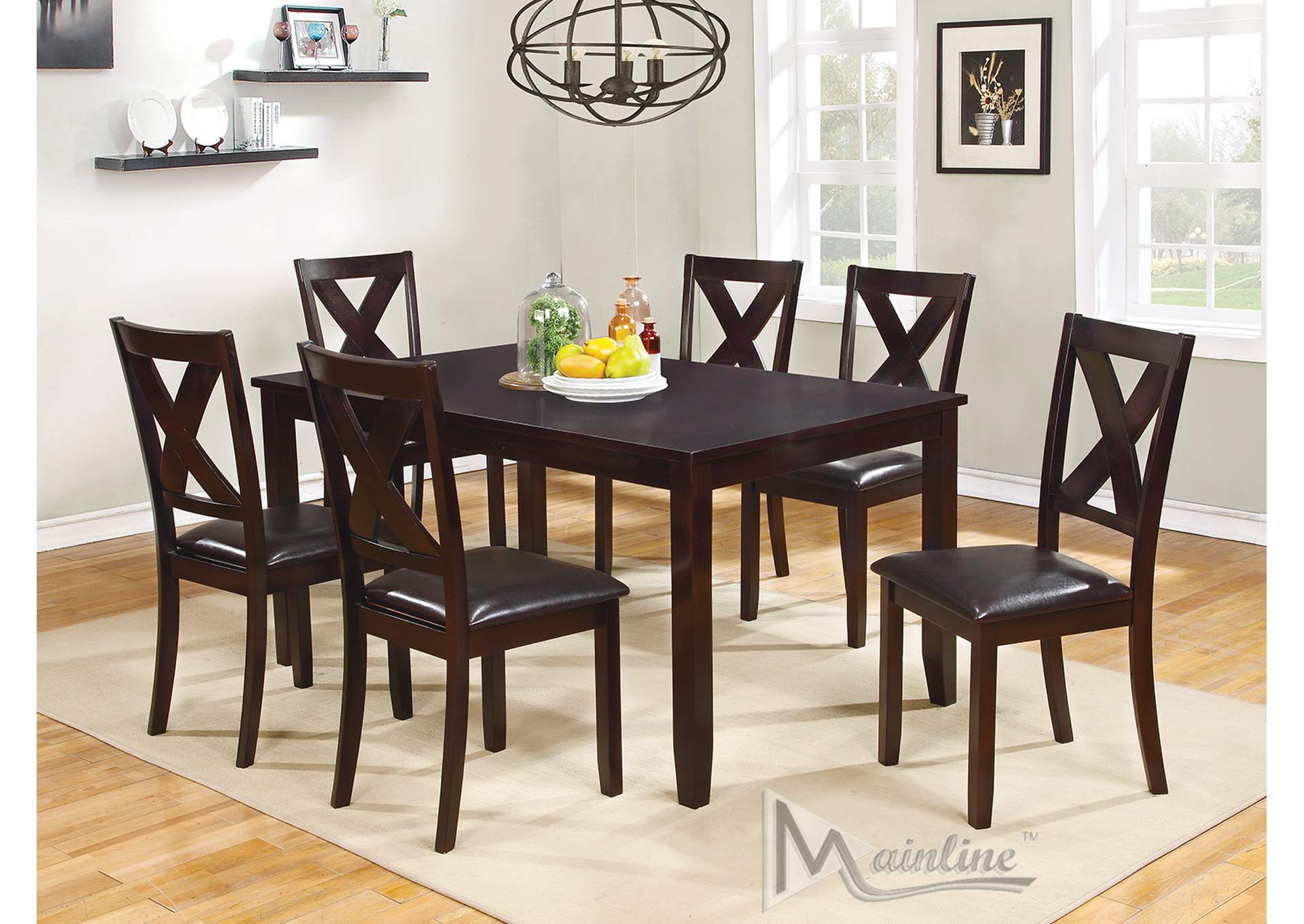 7-Piece Park Lane Dining Set,Mainline