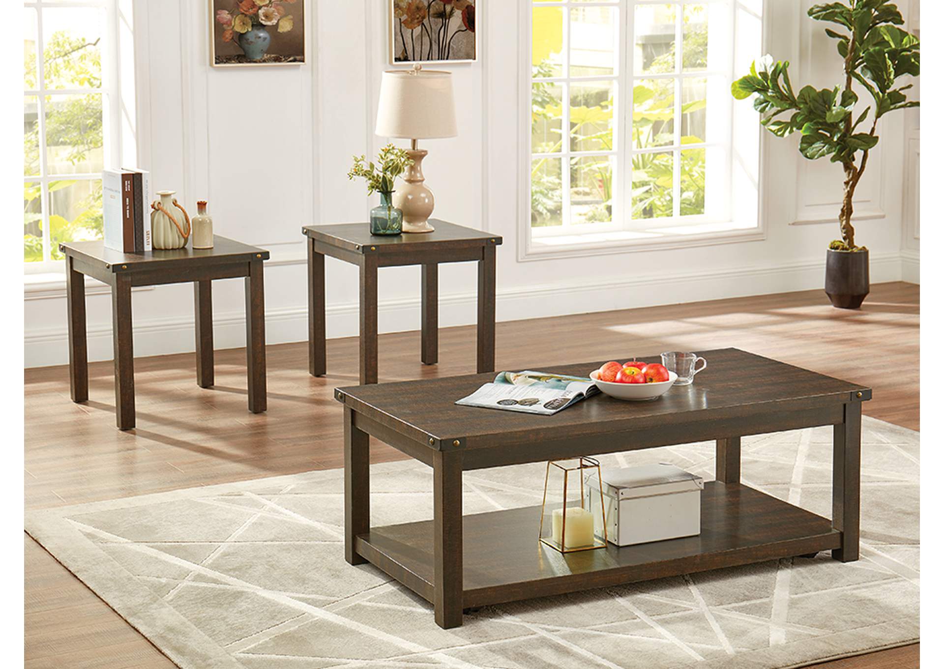 Strata 3-Piece Occasional Table Set,Mainline