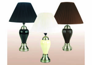 Image for Mocha Squash 27"H Table Lamp