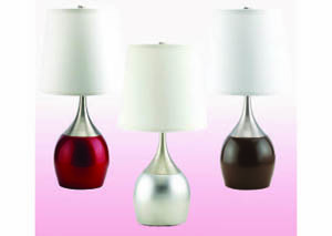 Image for Silver Kissies 24"H Table Lamp