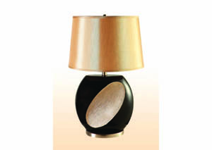 Costello Black & Ivory 26" Table Lamp (2 Pack)