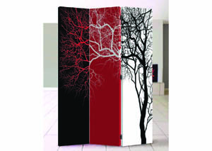 Image for Crimson 3-Tier Painting Screen