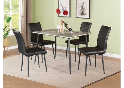 Image for Black Nagel Dining Chair [Set of 4]